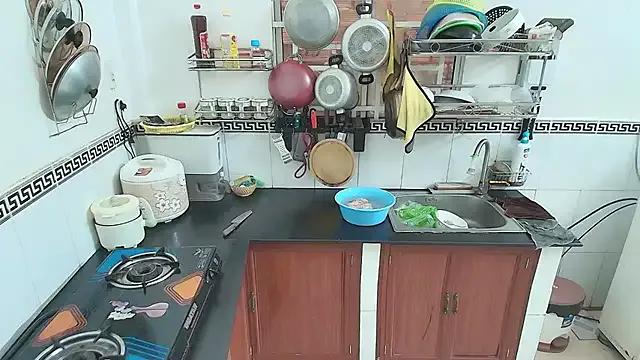 Mie_baby2k — Naked wearing only an apron