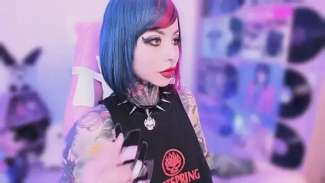 StripChat NikkiRamone is Freechat NikkiRamone — Saliva on my chest