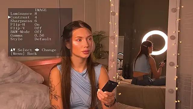 ViolaFlirt — tease u with my lips + show saliva